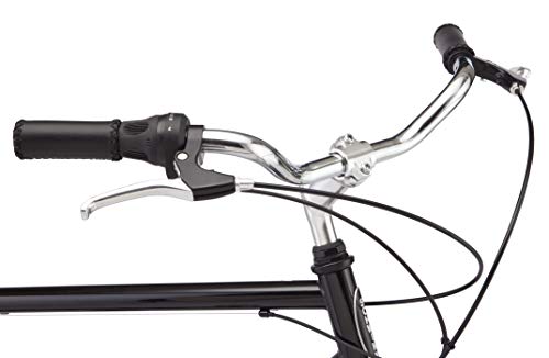 Schwinn Wayfarer Adult Hybrid Bike, Mens And Womens, 18-Inch/Medium Steel Step-Over Frame, 7-Speed Drivetrain, Rear Rack, 700C Wheels, Black #TOP7