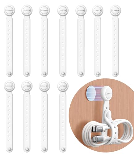 「業界初!マグネット式·12本セット」 ケーブルバンド コード まとめる JOYROOM : シリコンバンド 1つで多用途 ケーブルクリップ ケーブルタイ ケーブル まとめる 強力マグネット 紛失防止 結束バンド 繰り返し 太め コード 纏め 束ねる 収納 机 卓上 USB ケーブル 整理 固定 ホルダー 充電ケーブル 電源コード イヤホンケーブルなどに対応 白 ホワイト 「業界初!マグネット式·12本セット」 ケーブルバンド コード まとめる JOYROOM : シリコンバンド 1つで多用途 ケーブルクリップ ケーブルタイ ケーブル まとめる 強力マグネット 紛失防止 結束バンド 繰り返し 太め コード 纏め 束ねる 収納 机 卓上 USB ケーブル 整理 固定 ホルダー 充電ケーブル 電源コード イヤホンケーブルなどに対応 白 ホワイト