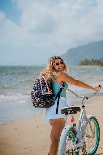 Roxy Women's Shadow Swell 24 L Medium Backpack, Anthracite Island Escape, One Size2