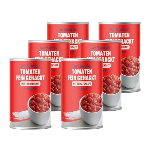 by Amazon Tomaten in Stückchen, 400 g (Packung mit 6)