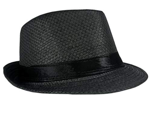 CHAPÉU PANAMÁ MALANDRINHO ADULTO (preto)