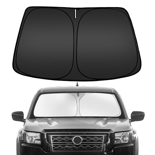 ARISMOTOR Windshield Sun Shade for Ni-ssan Frontier 2022-2025 2026, Custom Fit Foldable Front Window...