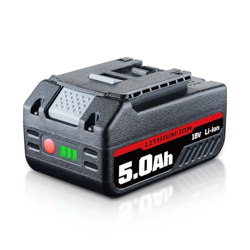 Batería de repuesto para Bosch BAT609, BAT610G, 18 V, 5000 mAh, B...