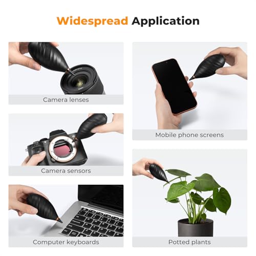K&F CONCEPT Mini-Luftgebläse, Staubbläser, Druckluftreiniger für PC, Digitales, DSLR, SLR, Kameraobjektive, Tastaturen, Elektronik