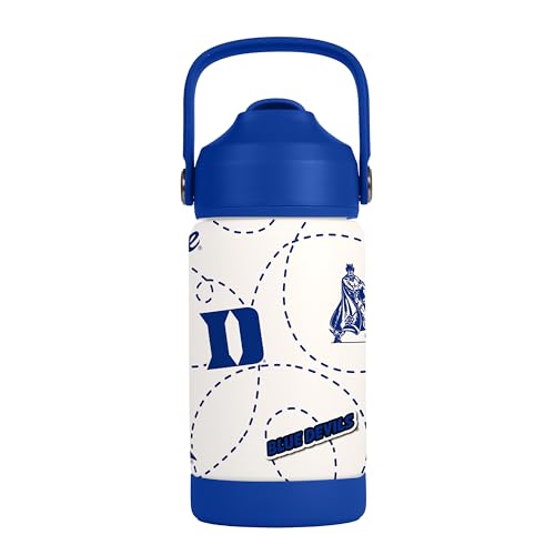Image of Logo Brands NCAA Mascot Stainless-Steel Kids Bottle -Soft Silicone Mouthpiece, Easy To Carry, Kid-Friendly Design- Great For School & On-The-Go