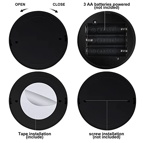 6 Pieces RGB Wireless LED Spotlight with Remote,13 Color Spotlight, Battery Operated Accent Lights with Rotatable Light Head Stick on Wall, Hallway, for Painting Picture Artwork Closet - Image 6