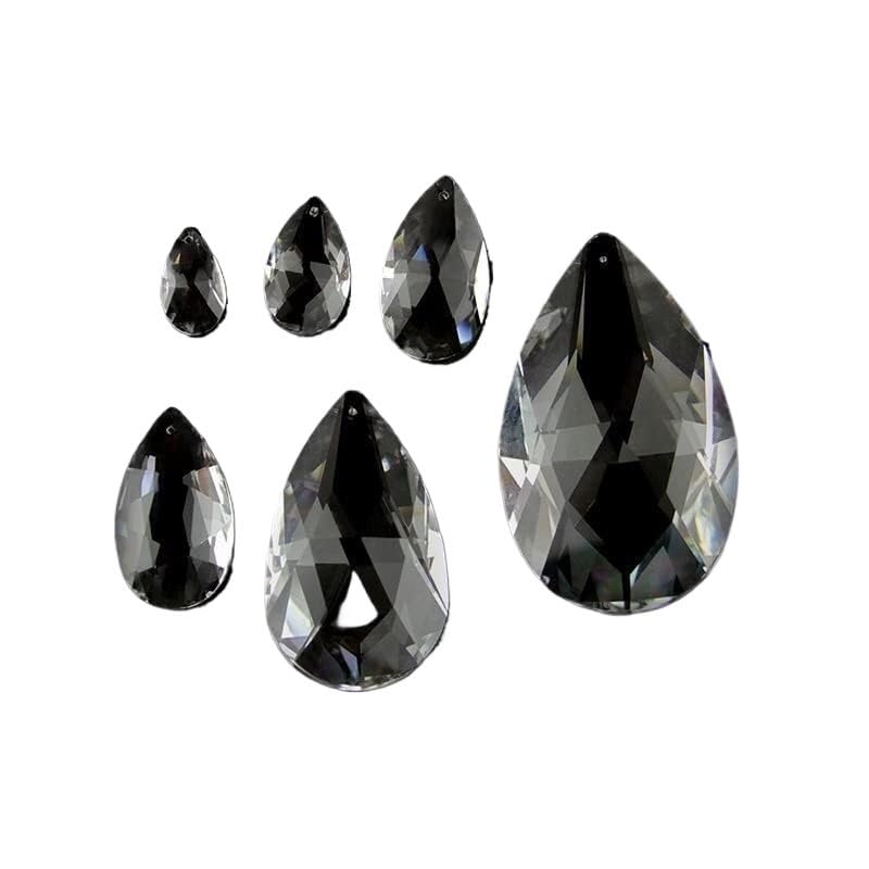 Kryształowe zawieszki do żyrandoli Wisząca ozdoba， 22mm 20szt./ 100szt. Przezroczyste wiszące koraliki części wisiorków(100pcs)