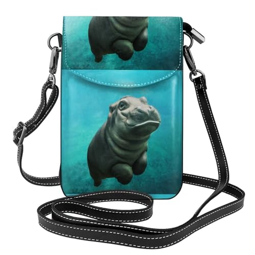 Pochette téléphone femme hippo drôle pour vos sorties légères et balades