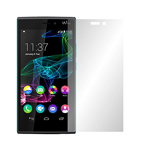 Slabo 2 x Bildschirmfolie für Wiko Ridge 4G Bildschirmschutzfolie Zubehör Crystal Clear KLAR
