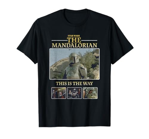T-shirt Star Wars The Mandalorian United R14 anti-déformation col rond