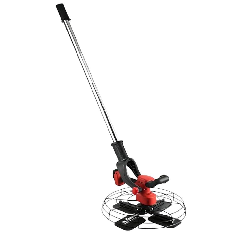 ShaiVrissian Concrete Power Trowel with LED Light and 1.68m Long Pole A