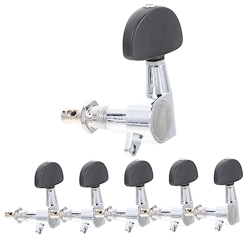 Yardwe 1 Set Creative Guitar Tuning Pegs Decorative Metal Guitar Head Tuners for Easy String Durable and Stylish Design