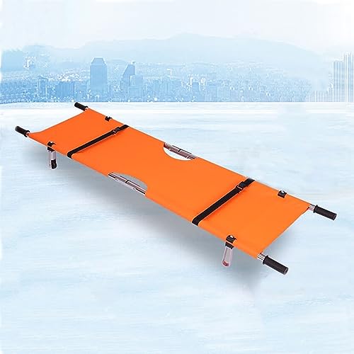 Civière portable d'urgence pliante en aluminium pour le transport et sauvetage de patient