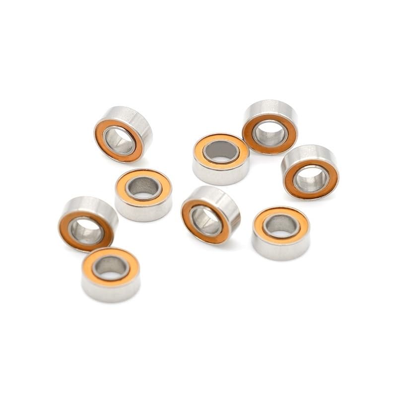 10Pcs SMR84 2RS CB 4x8x3 Mm Stainless Steel Hybrid Ceramic Bearing ABEC7 Without Grease Fast Turning