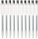 MUJI Glatt Gel Ballpoint Pen Knock Type 10-Piece Set, 0.5mm Nib Size, Black, 4550182902273