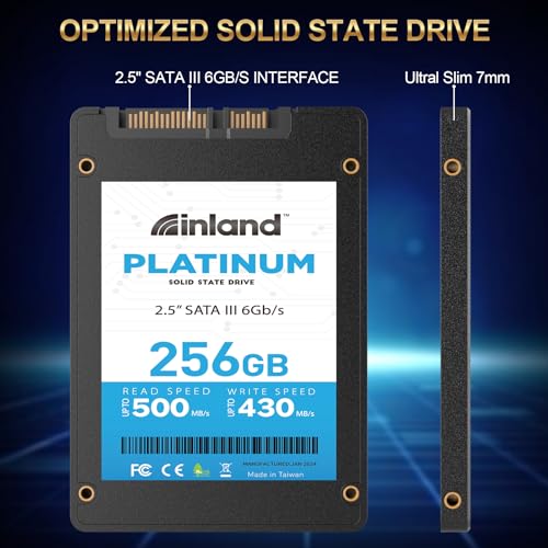 Inland Platinum 256GB SSD SATA III 6Gb/s 2.5