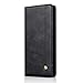 Produktbild Lederhülle für Xiaomi Redmi Note 9S/9 Pro/9 Pro Max Hülle Flip Wallet Dünne Handyhülle Book PU Leder TPU Bumper Tasche Case mit Kartenfach und Magnet Kartenfach Schutzhülle schwarzschwarz