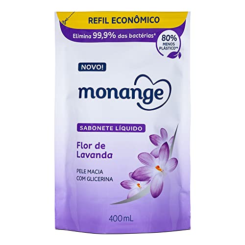 Coty - Sabonete Líquido Monange 400Ml Refil Flor De Lavanda