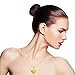 MicLee-Colgantes Foto Guardapelo para Mujer Chica Colgante Corazon Forma en Árbol de...