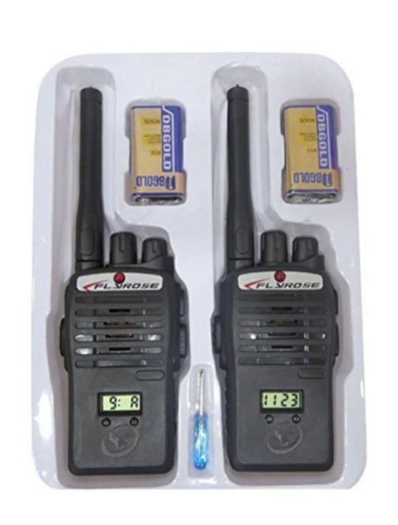 Wireless Handheld Radio Transceiver, Intercom Button, Power Light, Time Display,Walkie Talkies for Kids 9v 2 Batteries Included (B0DFJ4J812) Amazon Price History, Amazon Price Tracker