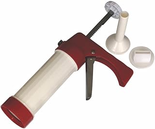 Jerky Gun Kit, Food-Grade Plastic Jerky Maker & Sausage Stuffer with 3 Nozzles for Ground Meat