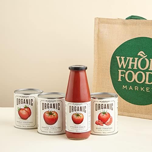 Eat Wholesome Organic Italian Diced Tomatoes, 796ml - Vine-Ripened, Perfect for Soups and Stews, No Added Sugar, Vegan, Non-BPA Lining, CO2 Neutral - 5