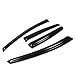 Toyota Prius XW30 4DR 4pcs Window Vent Visor Deflector Rain Guard (Dark Smoke)