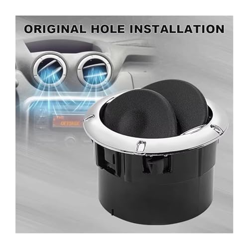 Cache grille de ventilation climatisation Logan Sandero aérateur noir