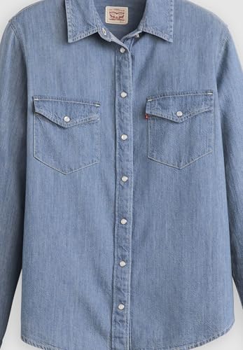 Levi's Iconic Western Camicia Button-Down, Play Break, M Donna - 5