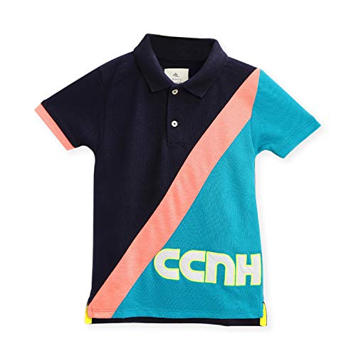 Image of Baby-Boys Cotton Blend Collared Neck T-Shirt