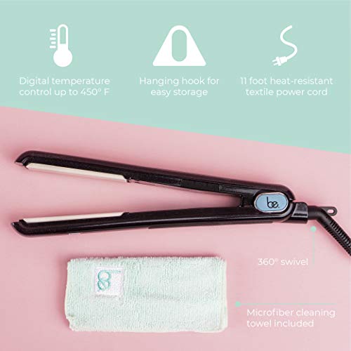 Plancha de pelo digital Be.Professional con Thermolon 1 pulg miniatura 5