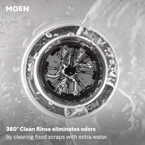 Image of Moen GXP33C GX PRO Series Lite Series 1 /3 HP Continuous Feed Garbage Disposal, Power Cord Included