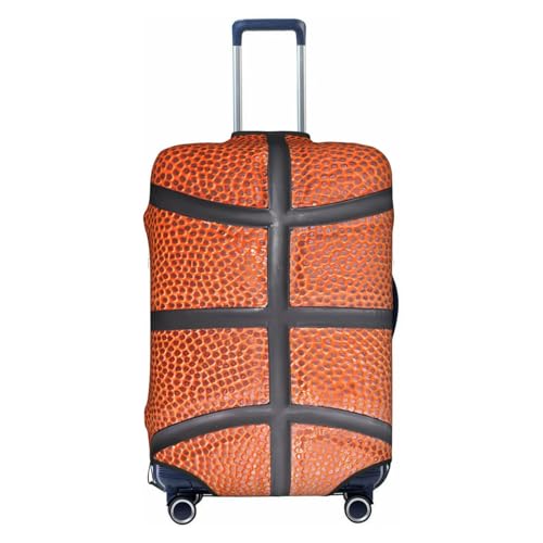 Basketball Travel Luggage Cover Suitcase Protector Bag, Fits 18-32 Inch Luggage, Double-Sided Printed Suitcase Sleeve For Kid And Adult,Large
