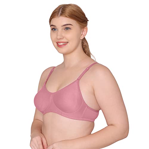 Image of Tweens - Non Padded Cotton Rich Bra - Concealer Side Shaper - Cotton Rich Fabric - Full Coverage, Multiway Straps, Wirefree, Seamless T-Shirt Bra