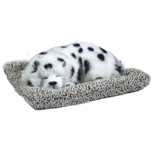 Image of ascension Sleeping Cute Dog for Car Dashboard and Home Decor with Activated Carbon for Decoration Toy Decorative Showpiece Car Accessories Interior Dashboard Decoration Good Gifts (Design 1)