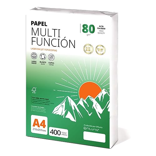 Image of Folios A4 80 g 400 Sheets, Multipurpose Paper for Printer, Foils for Laser and Inkjet Printers, Photocopier, For Office Use, School Supplies, Pack of Folios - Ophituria (80g, 400h)