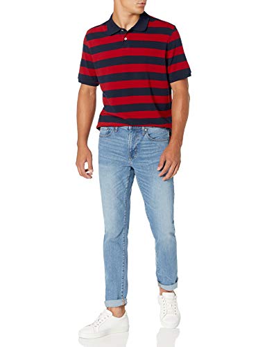 Image of Amazon Essentials Men's Regular-Fit Short Sleeve Cotton Pique Polo Shirt (Available in Big & Tall)