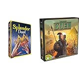 Space Cowboys | Splendor Duel | Board Game | Ages 10+ | 2 Players | 30 Minutes Playing Time, ASMSCSPL2P01EN & Repos Production UNBOX Now| 7 Wonders Duel | Board Game | Ages 10+ | 2 Players