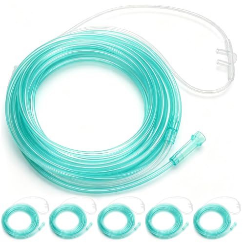 Image of 16Ft Adult Oxygen Nasal Cannula,Ultra Soft Oxygen Tubing, 5 Pack