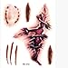 Produktbild Heaviesk Temporäre Tätowierung Aufkleber wasserdicht Halloween Body Art Universal Halloween Requisiten Fake Tattoos für Frauen Mann