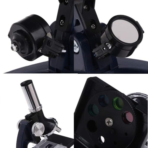 Microscope composé 40x-1200x avec éclairage LED réglable et connexion logicielle Windows - 2