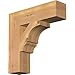 Ekena Millwork BKT04X14X14BOA05SWR Balboa Block Bracket, 14"D x 14"H, Smooth Western Red Cedar