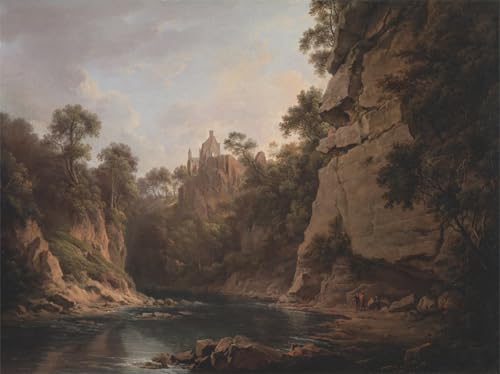 Affiche Alexander Nasmyth Hawthornden Castle impression premium d'art