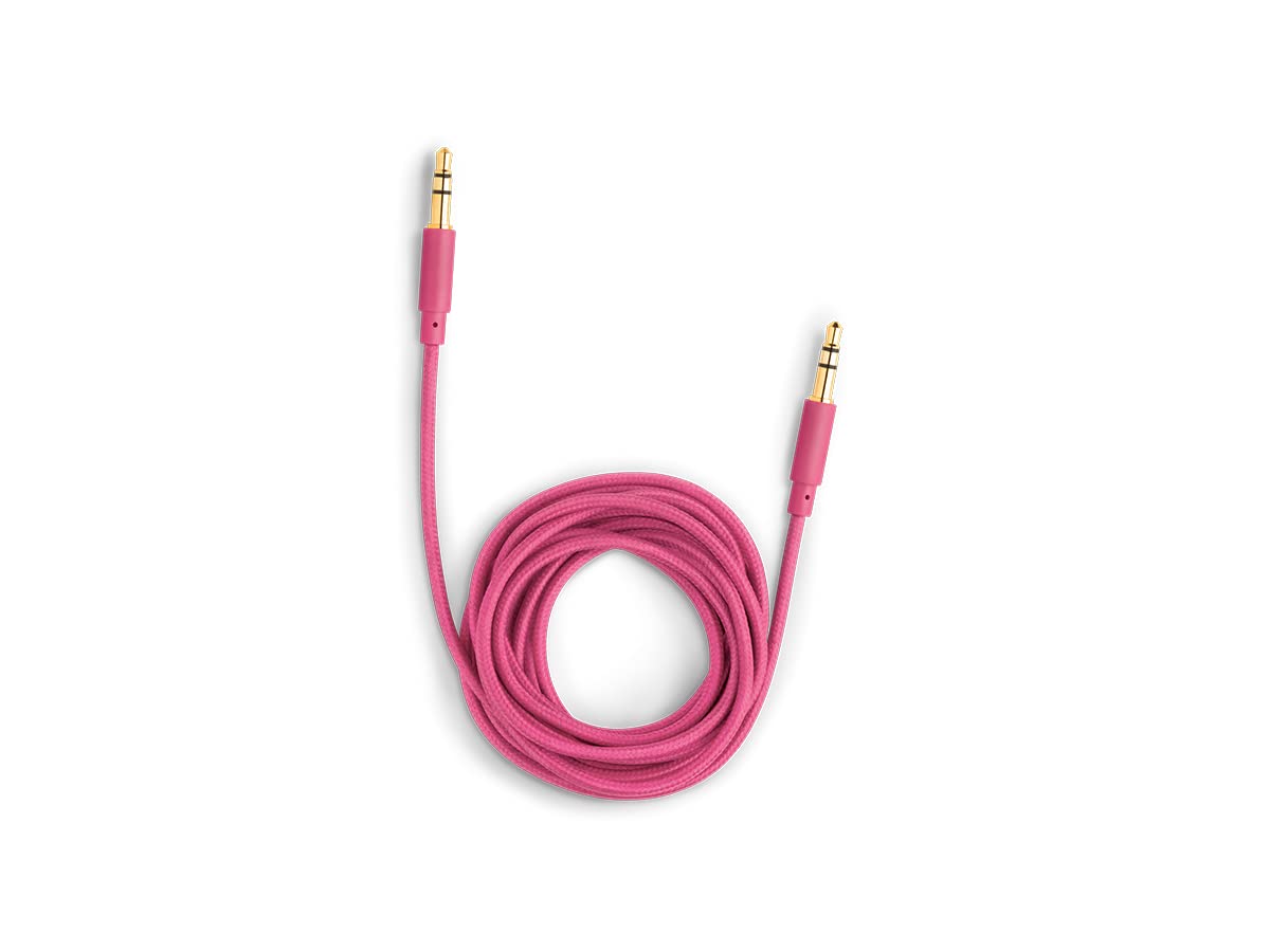 tonies-Lauscher – verstellbare Kinder Kopfhörer mit Lautstärkebegrenzung, Over Ear Kopfhörer mit Kabel und gepolsterten Kopfbügeln, Pink