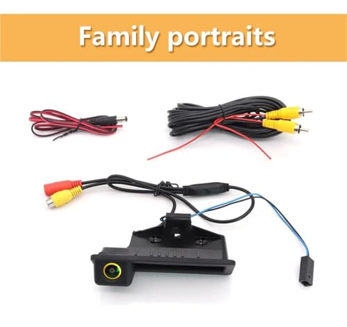 Caméra de recul trajectoire dynamique objectif fisheye pour X3 E53 E61 E70 E71 E72 - 4