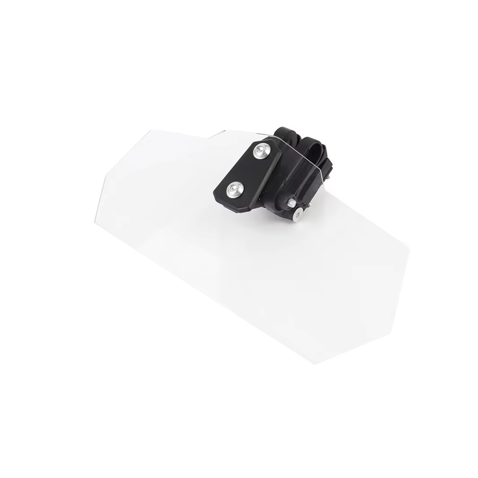 parabrezza moto Per Universale Per Parabrezza Moto Flusso D'aria Regolabile Estensione Deflettore Vento Nero