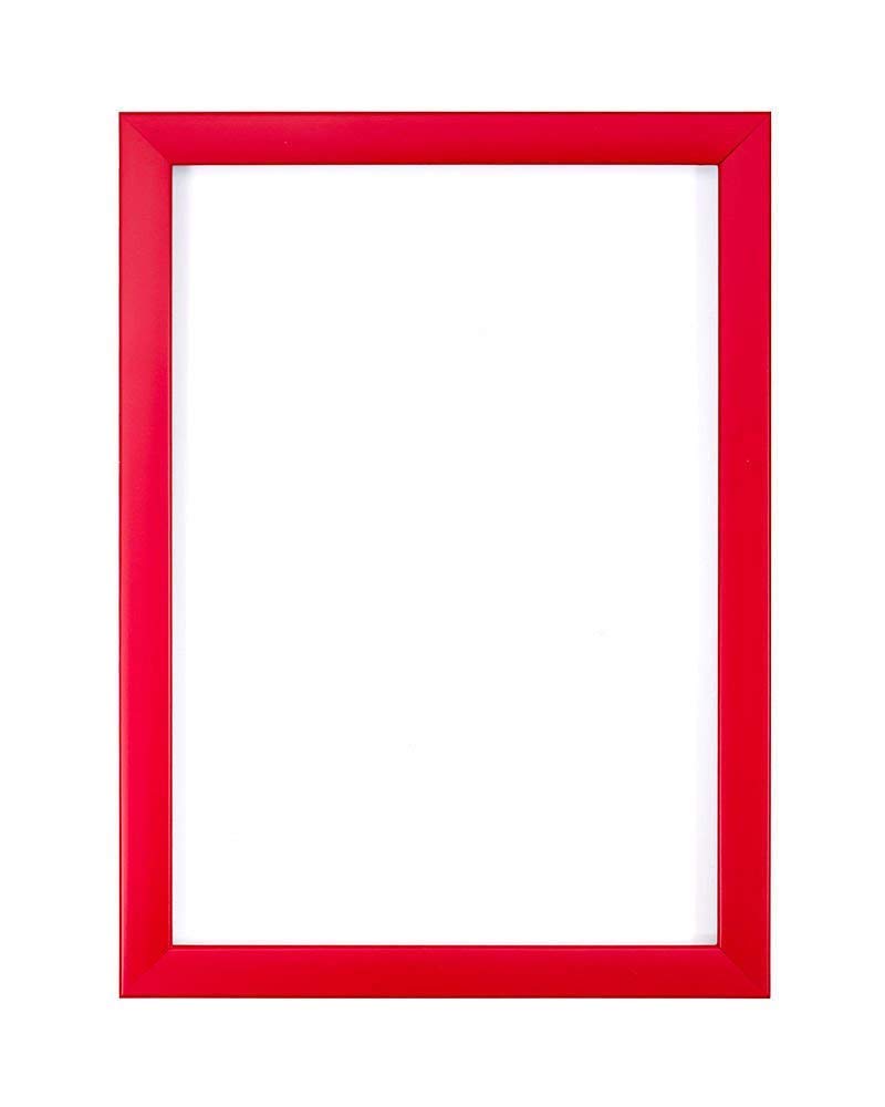Memory Box Rainbow Range Picture/Photo/Poster frame with Real Glass - Moulding 19mm Wide and 16mm Deep - (35.6 x 27.9cm) Red 14" x 11"
