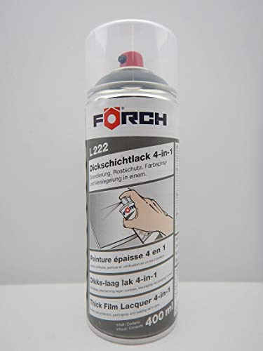 FORCH 4 in 1 RAL 7043 VERKEHRSGRAU B GRAU DICKSCHICHTLACK Lack Spray SPRAYDOSE 400ML (1)