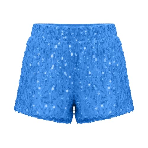 Short à paillettes haut de gamme finition brillante pour tenue de soirée - 3