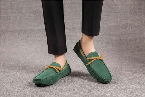 Men's Loafers Shoes Round Toe PU Leather Driving Style Loafer Lightweight Flexible Comfortable Walking Slip On3